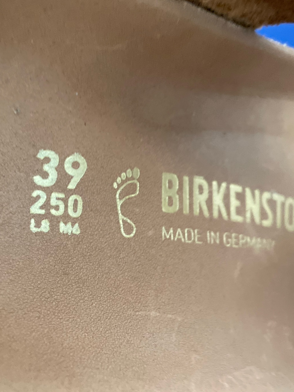 Birkenstock Gizeh Big Buckle Cognac Size 39 REGULAR Width Oiled Brown Leather - Picture 14 of 14